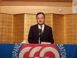 来賓のあいさつ：大阪市市民局雇用勤労施策担当 二川部長