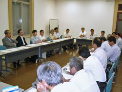 大阪市会議員との政策懇談会（2008.7.31）