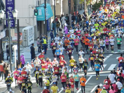 第2回大阪マラソン団体ボランティア活動