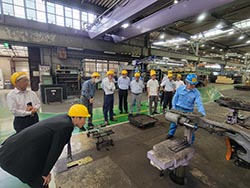 職場見学会のようす