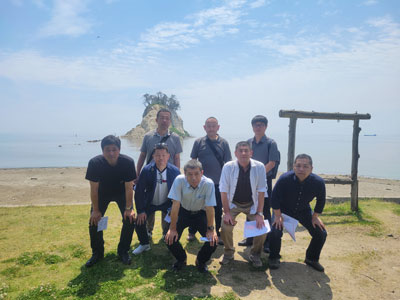 集合写真(見附島)
