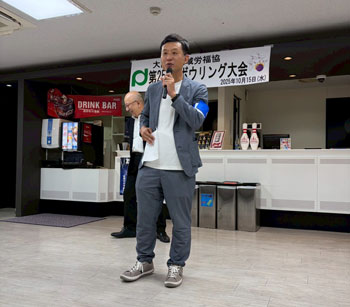 畑中副会長 あいさつ(4階)