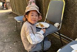 喫食体験のようす