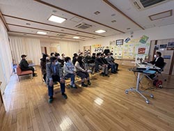 高齢者施設で当時のようすを伺う