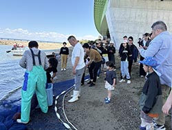 地引網のようす