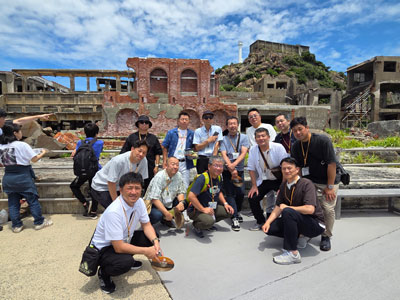 集合写真（軍艦島）