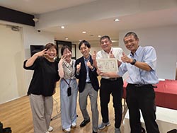 団体第三位 東洋紡労組チーム