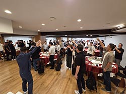 懇親会の乾杯
