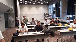職場見学会のようす